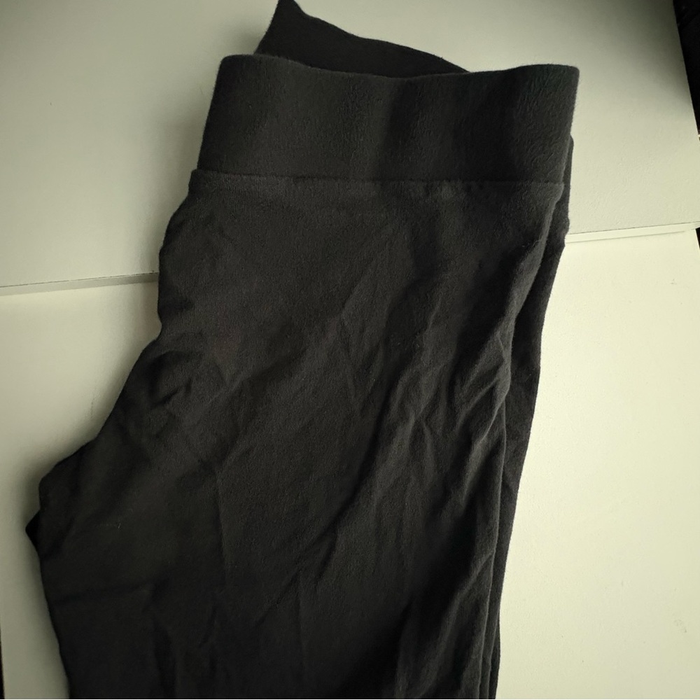 2 Target Mossimo Black Cotton Leggings Waist Band Bundle - Picture 5 of 12